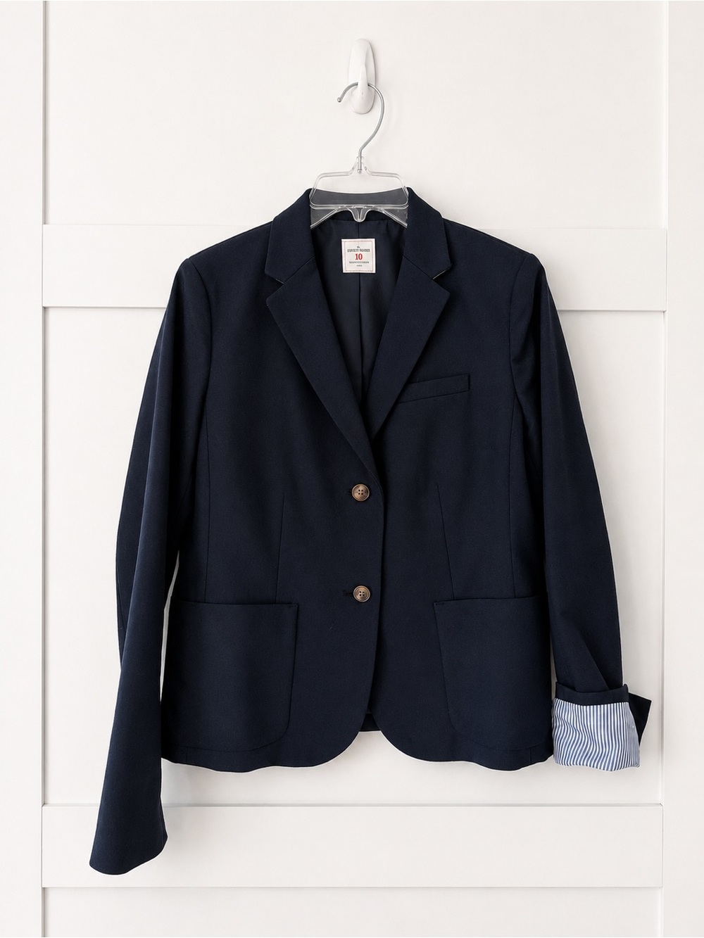 GAP Navy Two-Button Women's Blazer, Lined